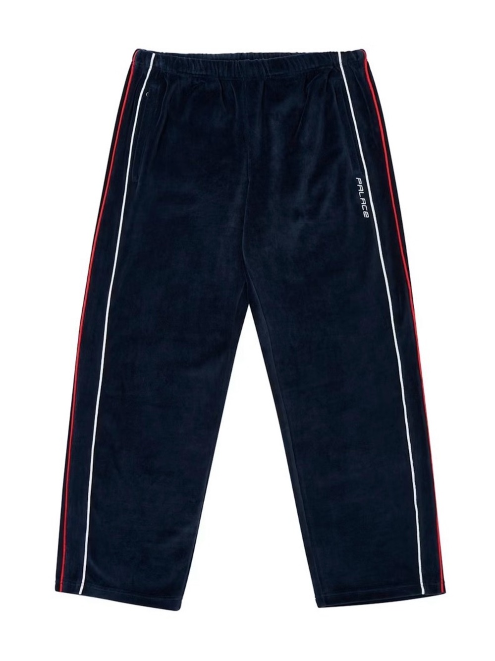 Palace Skateboards Piped Velour Jogger Logo Label Sweatpants SS25 Size Large